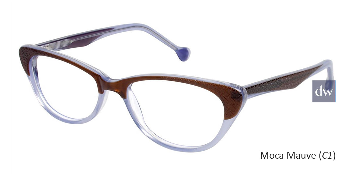 Moca Mauve (C1) Lisa Loeb Come Back Eyeglasses