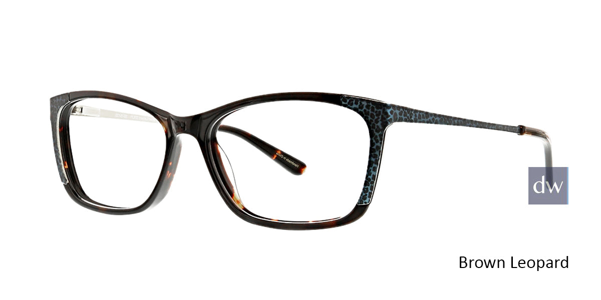 Brown Leopard Xoxo Monterey Eyeglasses.