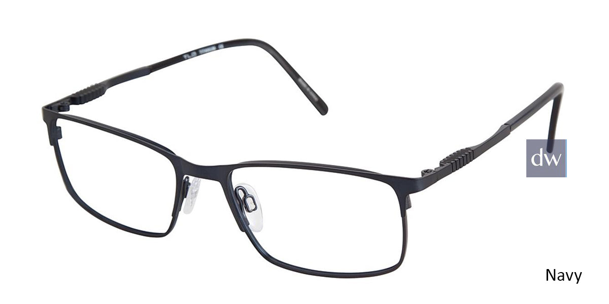 C02 Navy Tlg NU011 Titanium Eyeglasses.