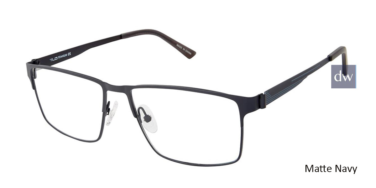 C03 Matte Navy Tlg NU023 Titanium Eyeglasses.