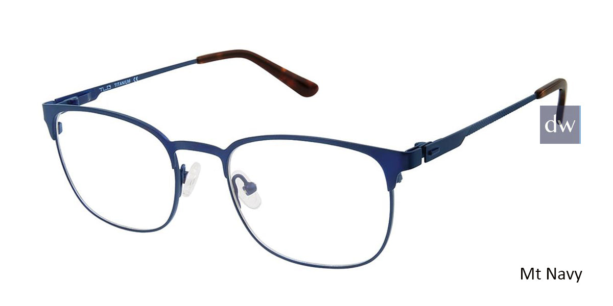 C03 Mt Navy Tlg NU029 Titanium Eyeglasses.