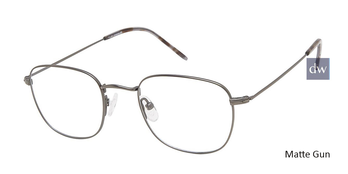 C02 Matte Gun Tlg NU039 Titanium Eyeglasses - Teenager.