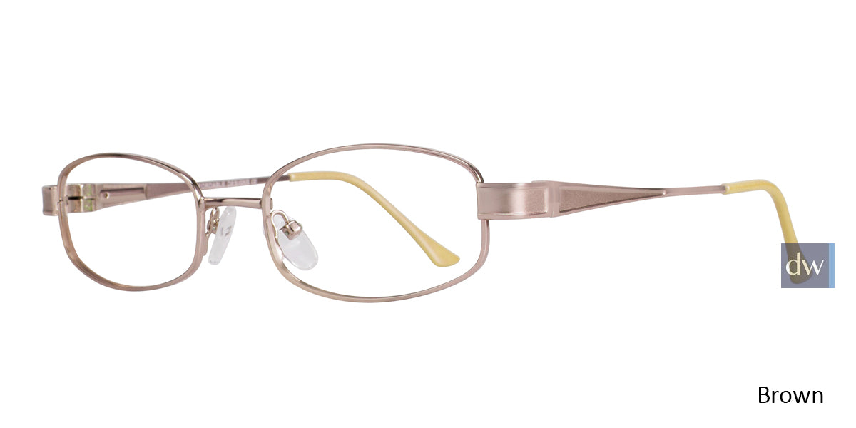 Brown Affordable Designs Nancy Eyeglasses.