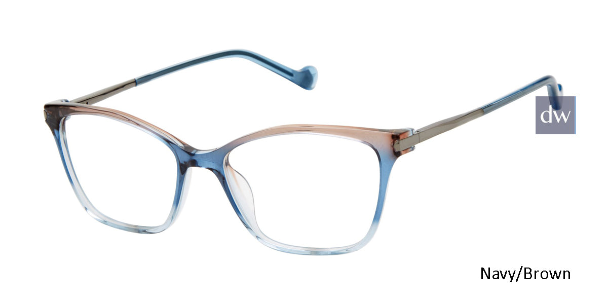 Navy/Brown Mini 762003 Eyeglasses.