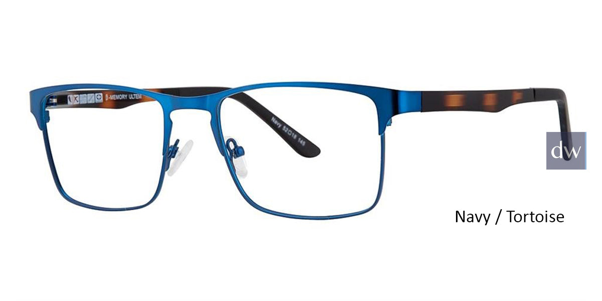 Navy/Tortoise Vivid Collection Vivid 2030 Eyeglasses.