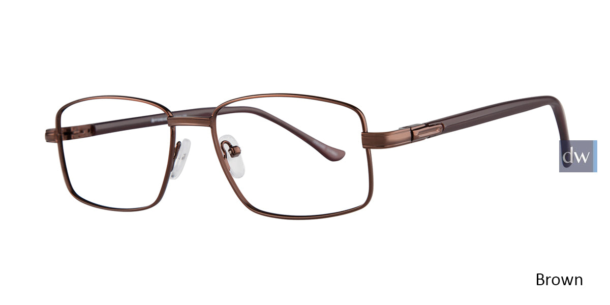 Brown Affordable Designs Nolan Eyeglasses.