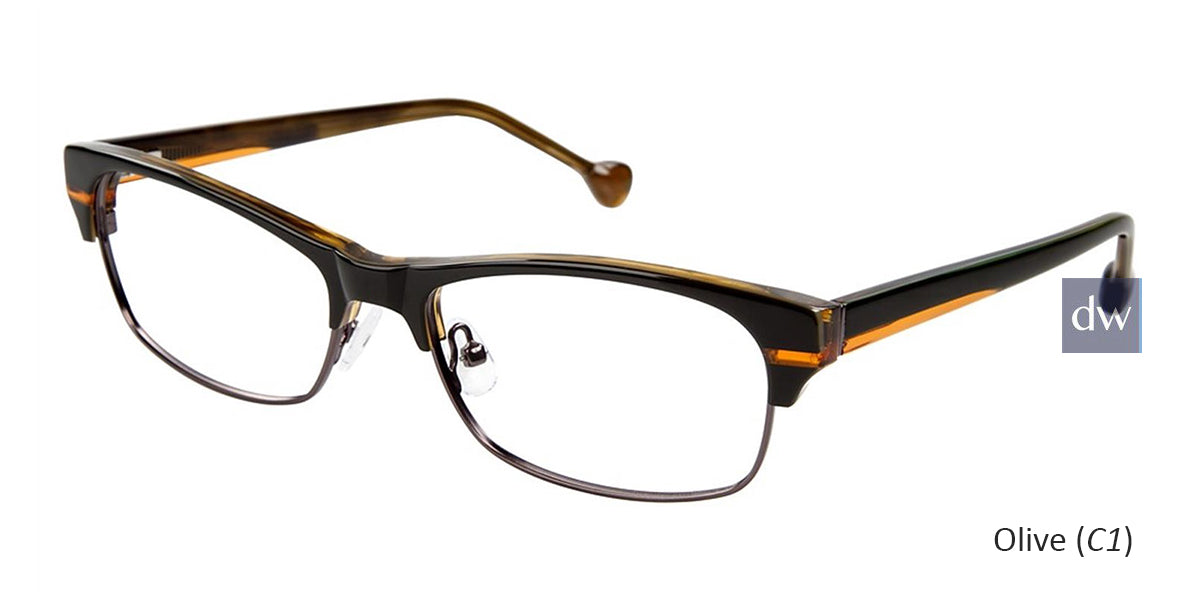 Olive (C1) Lisa Loeb LL145 Home Eyeglasses