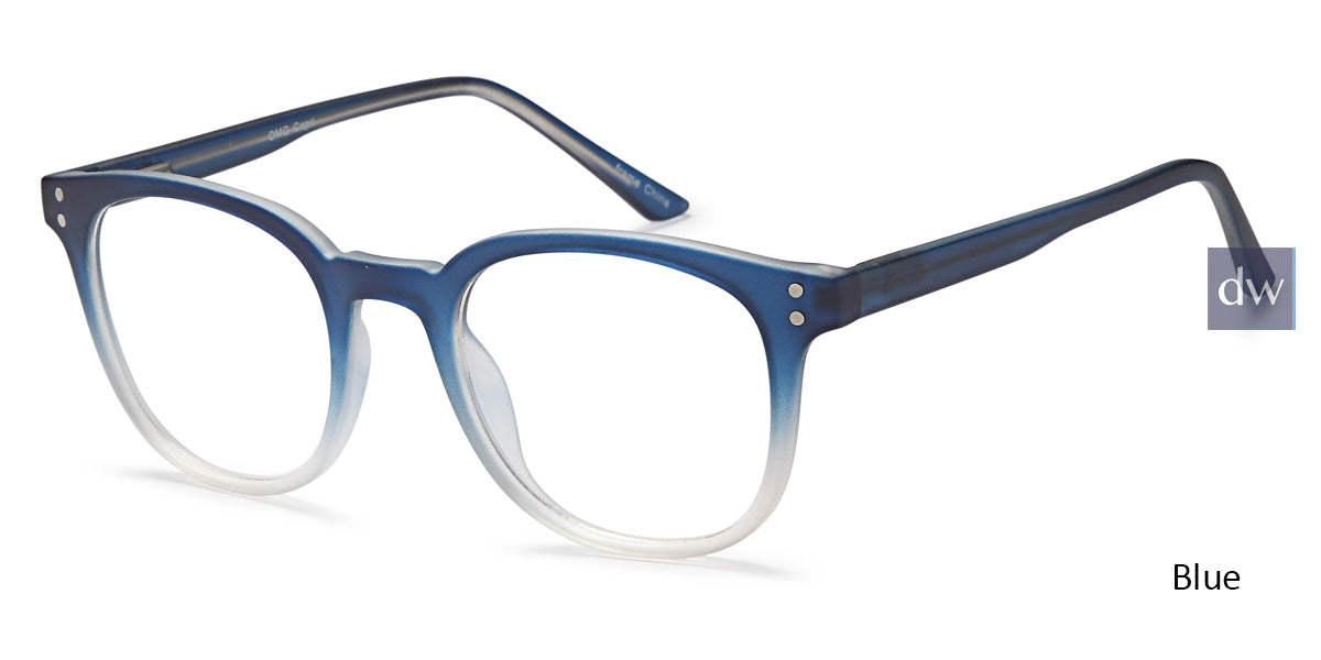 Blue Capri Millennial OMG Eyeglasses - Teenager.