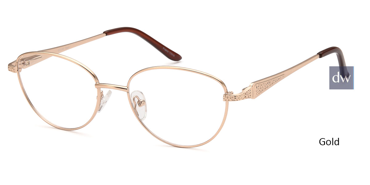 Gold CAPRI PT101 Eyeglasses