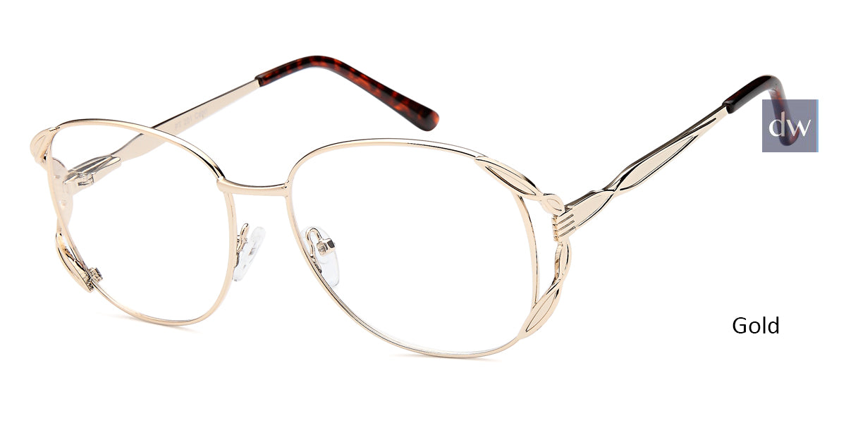 Gold CAPRI Peachtree PT201 Eyeglasses