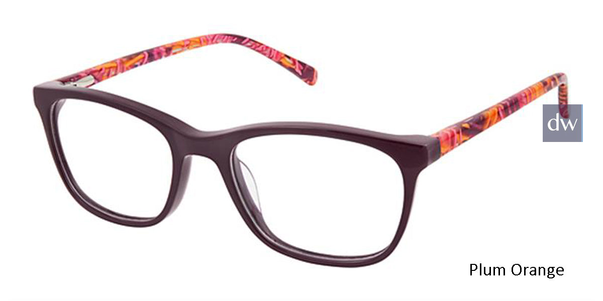 Plum Orange Superflex Kids SFK-219 Eyeglasses