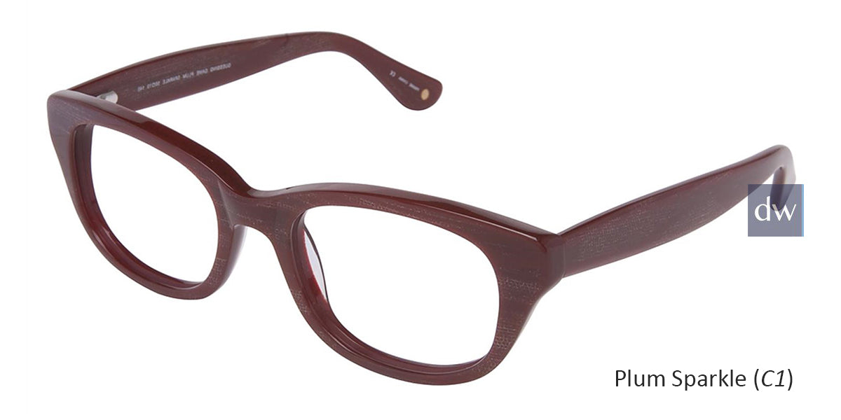 Plum Sparkle (C1) Lisa Loeb Guessing Game Eyeglasses