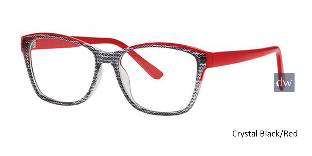 Crystal Black/Red Parade Plus 2131 Eyeglasses