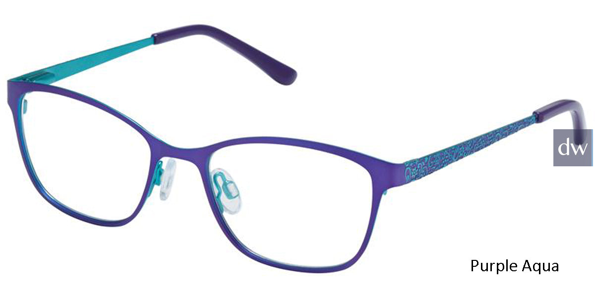 Purple Aqua Superflex Kids SFK-228 Eyeglasses.