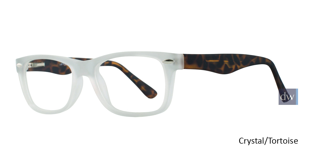 Crystal/Tortoise Affordable Designs Quinn Eyeglasses.