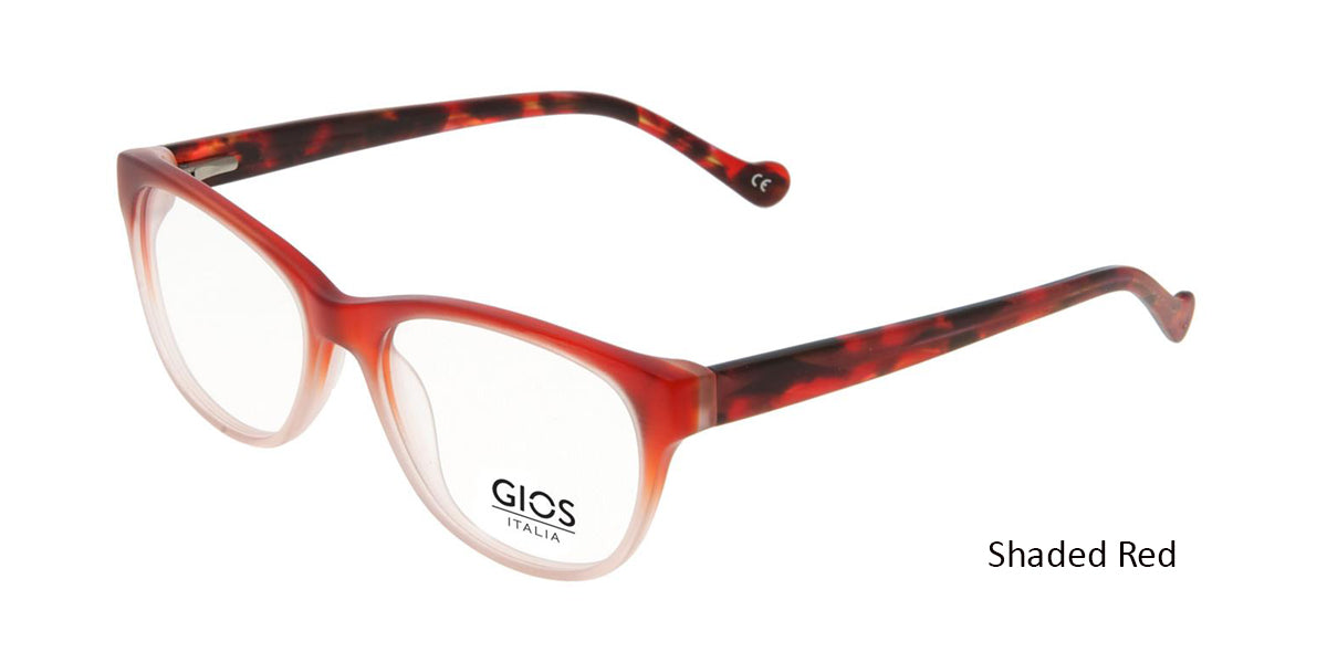 Shaded Red Gios Italia RF500040 Eyeglasses