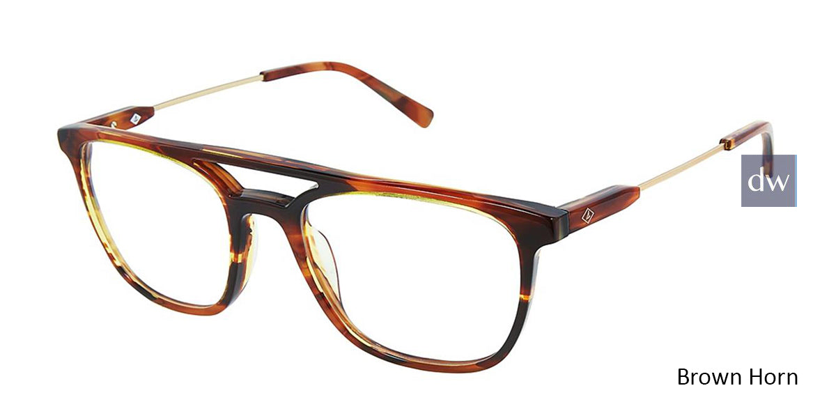 Brown Horn Sperry RITCHFIELD Eyeglasses.