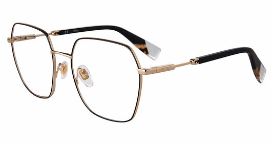 ROSE GOLD BLACK Furla VFU640 Eyeglasses