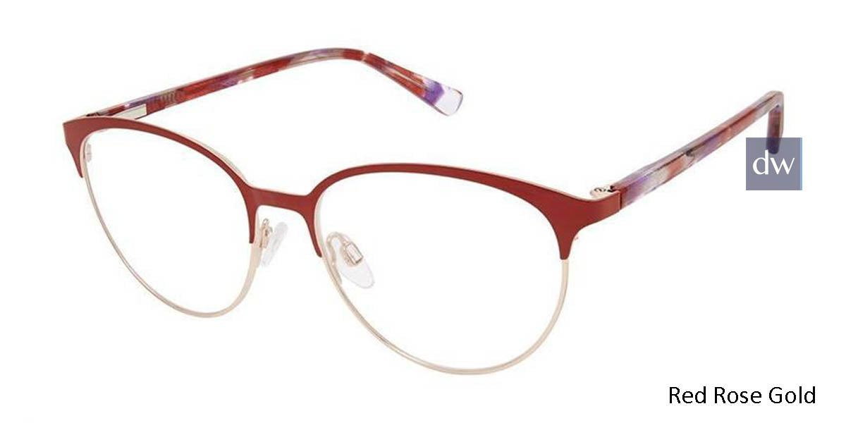Red Rose Gold Superflex SF-600 Eyeglasses