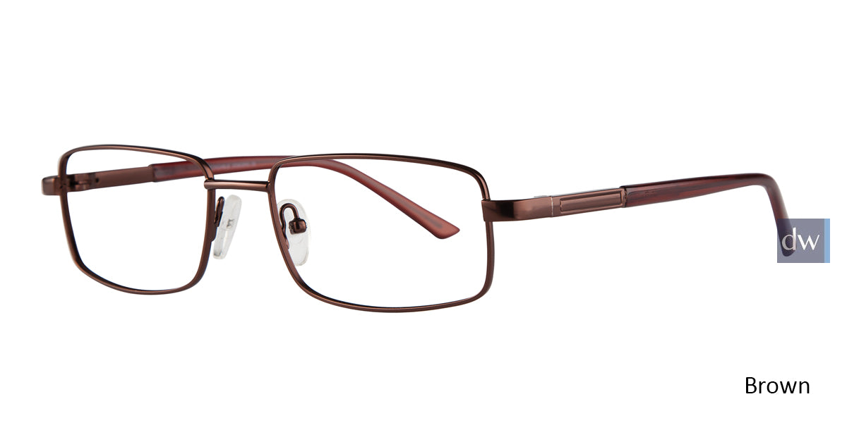 Brown Affordable Designs Reggie Eyeglasses.