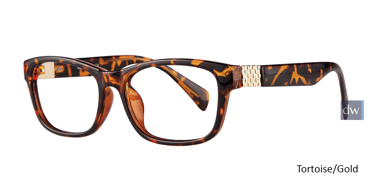 Tortoise/Gold Affordable Designs Ricky Eyeglasses.