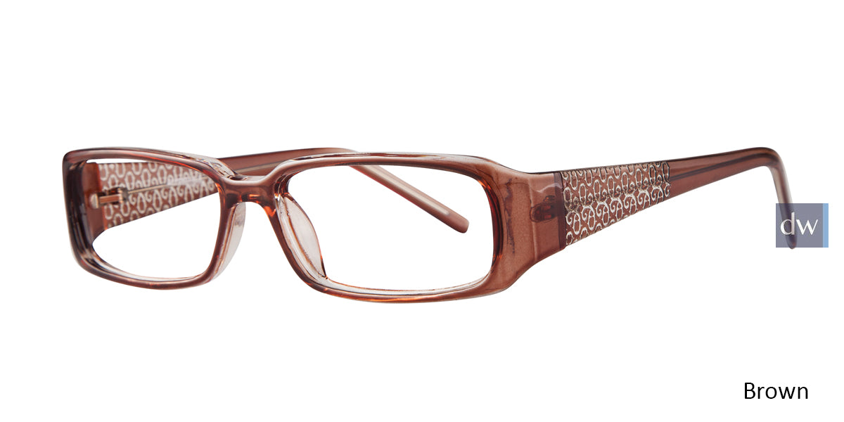 Brown Affordable Designs Roe Eyeglasses.