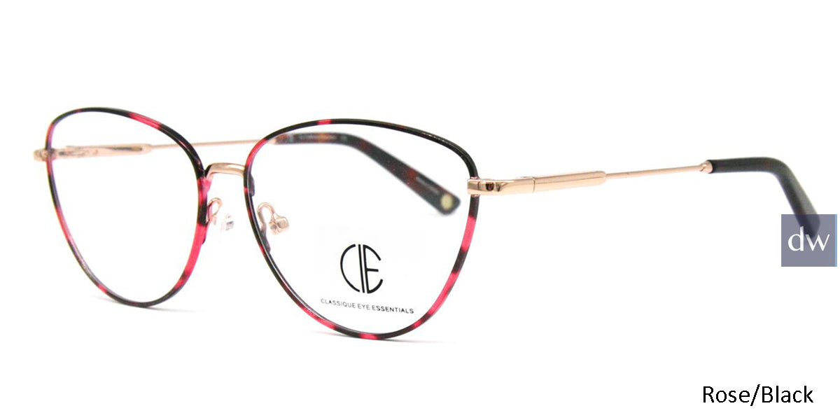 Rose/Black Cie Sec147 Eyeglasses