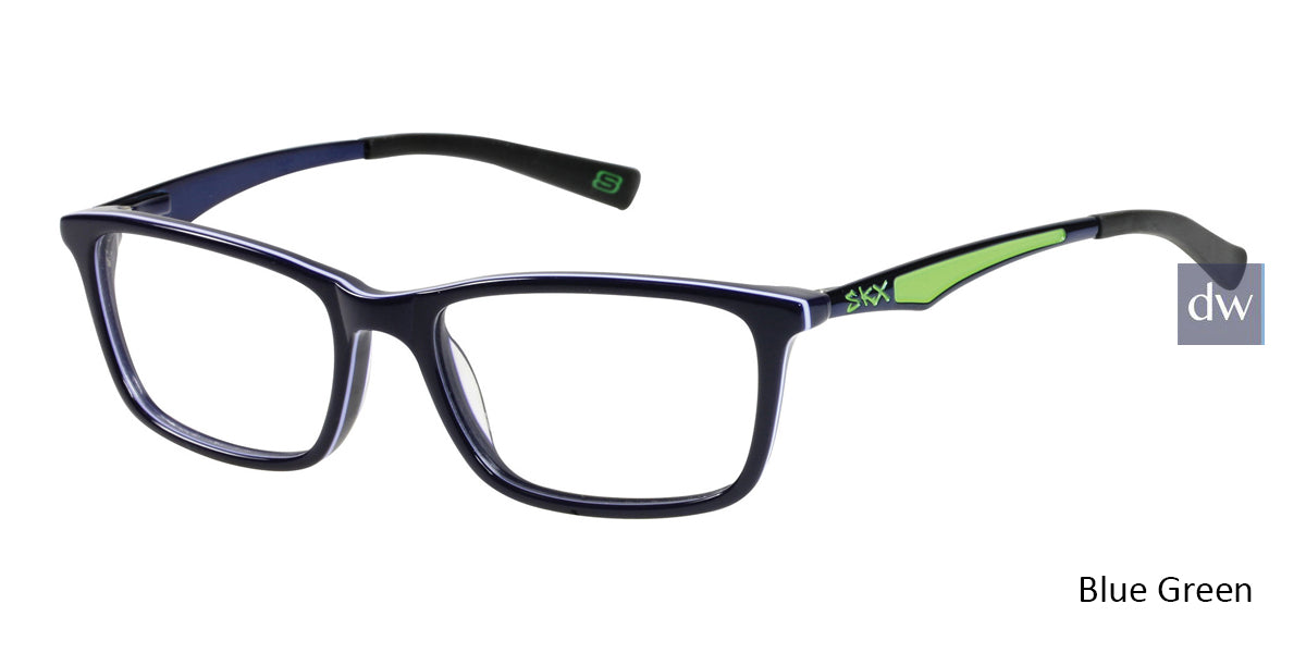 Blue Green Skechers SE1078 Eyeglasses.
