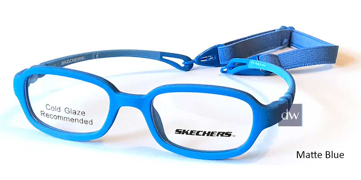 Matte Blue Skechers SE1170 Eyeglasses