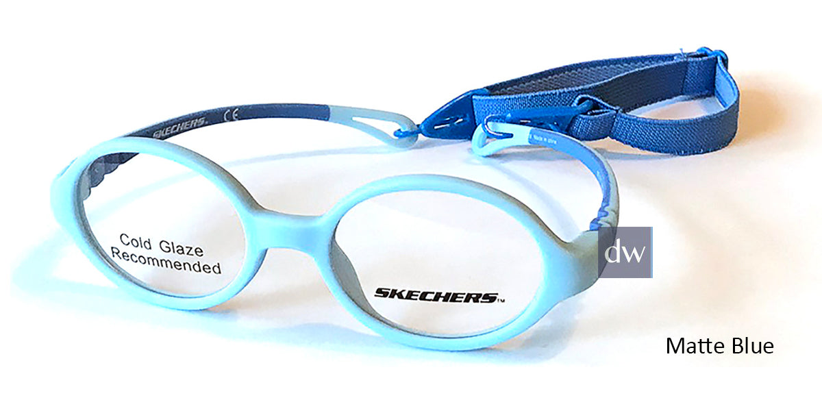 Matte Blue Skechers SE1171 Eyeglasses