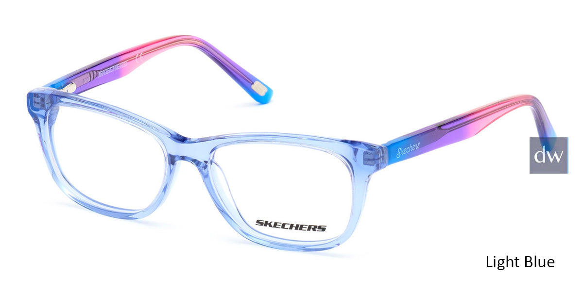 Light Blue Skechers SE1643 Eyeglasses.