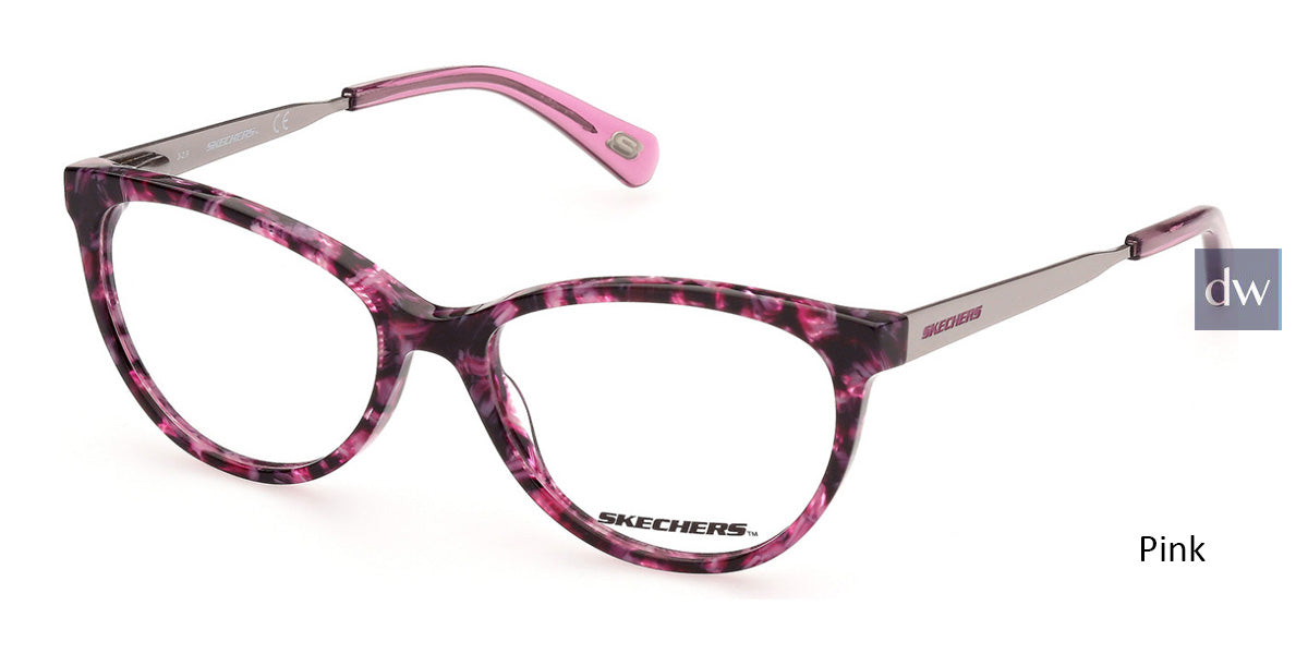 Pink Skechers SE2169 Eyeglasses