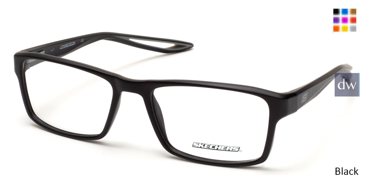 Black Skechers SE3223 Eyeglasses.