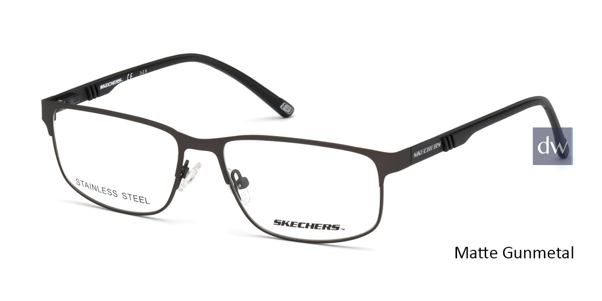 Matte Gunmetal Skechers SE3270 Eyeglasses