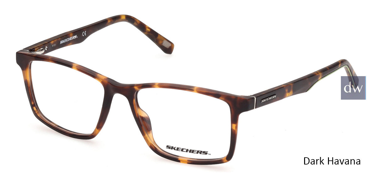 Dark Havana Skechers SE3301 Eyeglasses