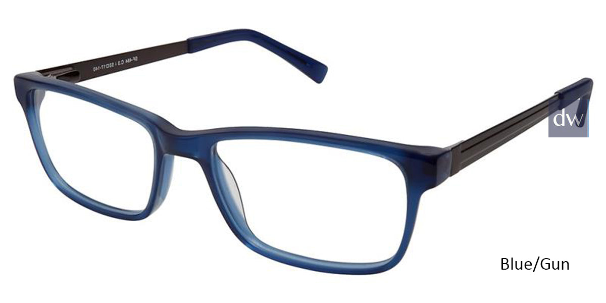 Blue Gun Superflex SF-484 Eyeglasses.