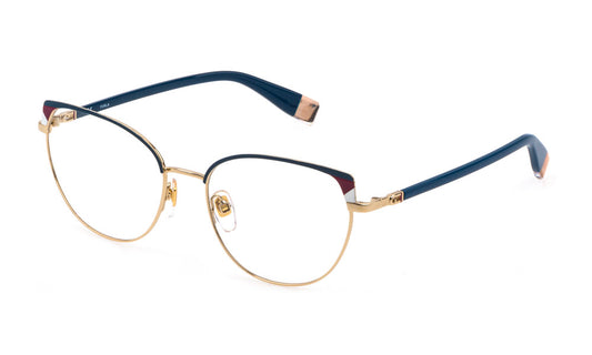 SHINY LIGHT GOLD W COLOURED Furla VFU504 Eyeglasses