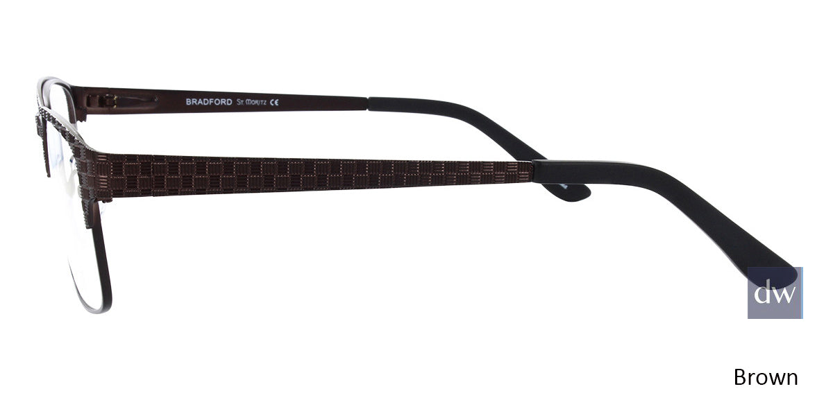 Brown ST. MORITZ Bradford Eyeglasses