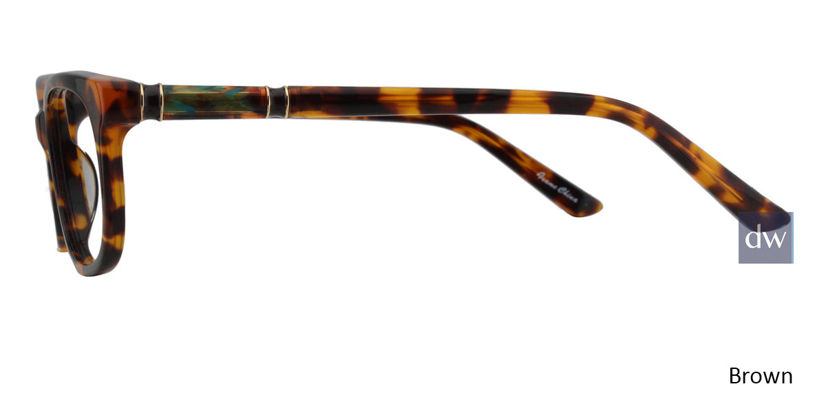 Tortoise ST. MORITZ Brie Eyeglasses.