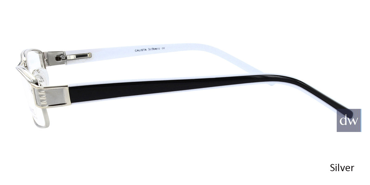 Silver ST. MORITZ Calista Eyeglasses.