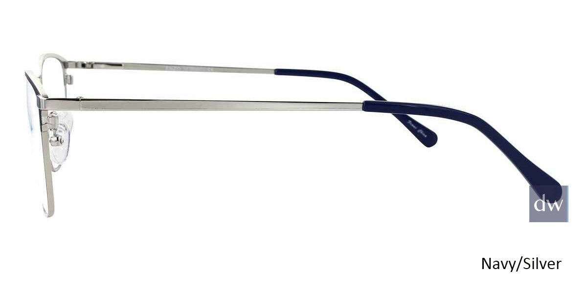 Navy/Silver ST. Moritz ENZO Eyeglasses.