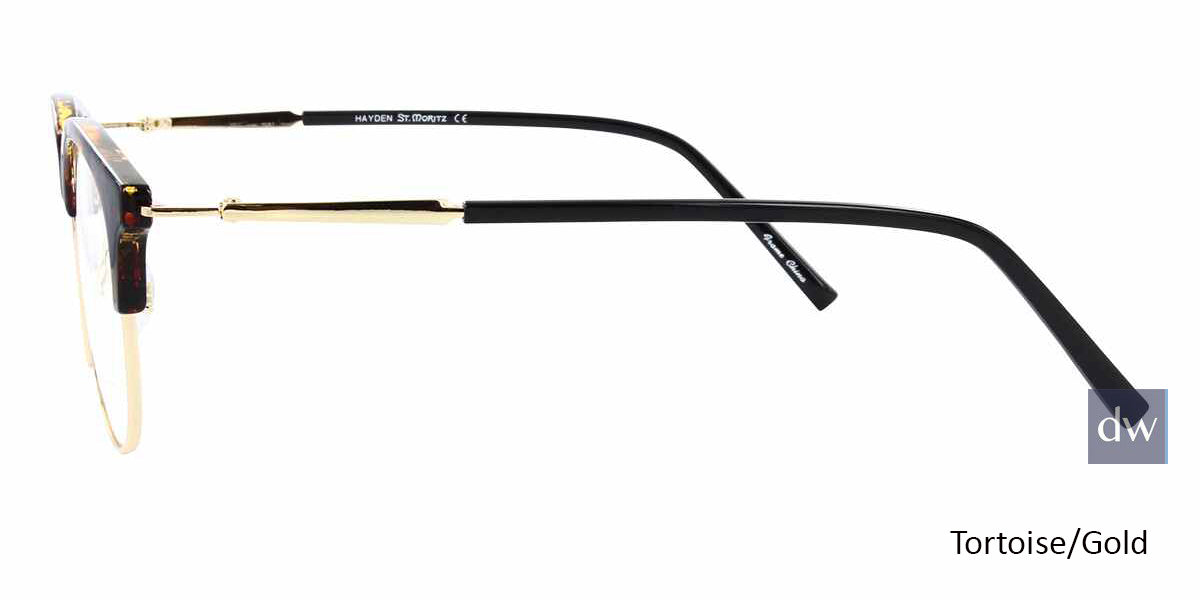 Tortoise/Gold ST. MORITZ Hayden Eyeglasses - Teenager.