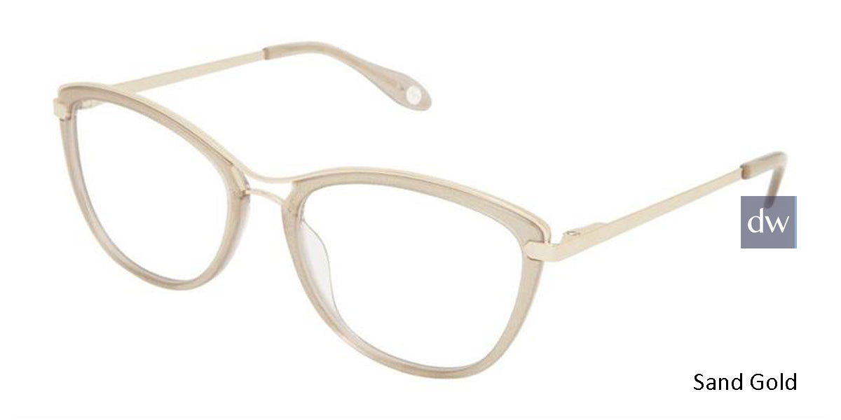Sand Gold Fysh 3655 Eyeglasses