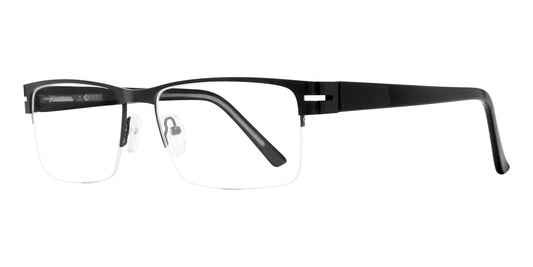 Black Affordable Design Scott Eyeglasses
