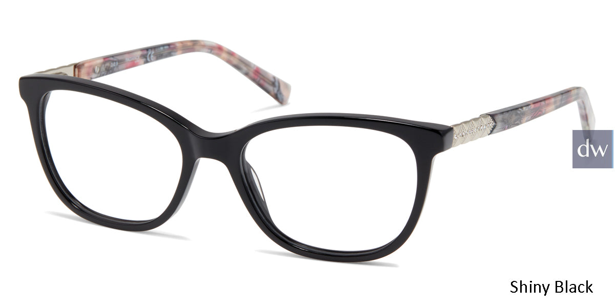 Shiny Black Viva VV8012 Eyeglasses
