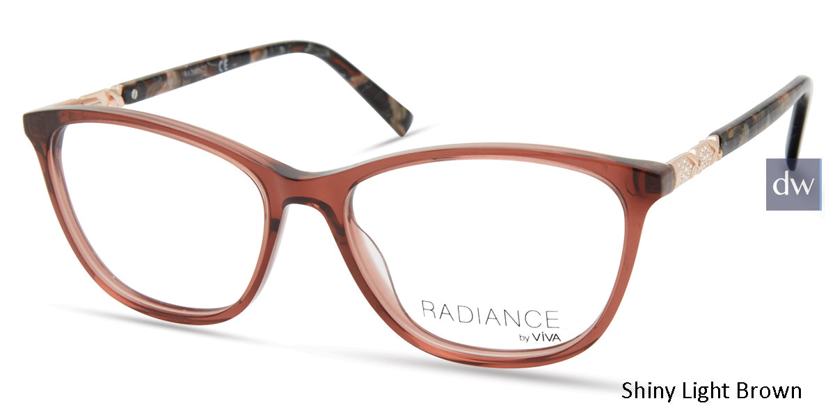 Shiny Light Brown Viva VV8015 Eyeglasses
