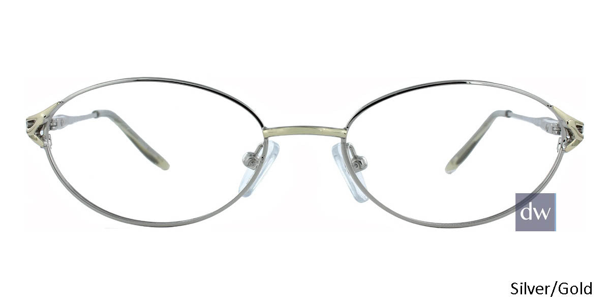 Silver/Gold CE-TRU 919 Eyeglasses