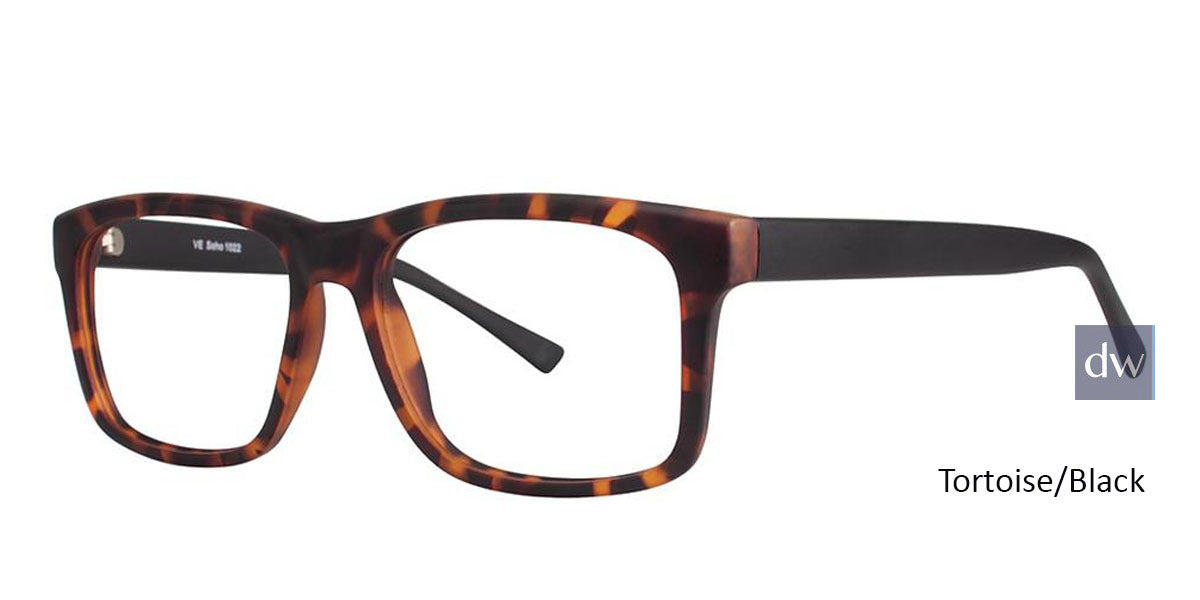 Matt Tortoise/Black Vivid Soho 1022 Eyeglasses.