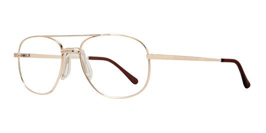 Gold Affordable Design Sol (57) Eyeglasses