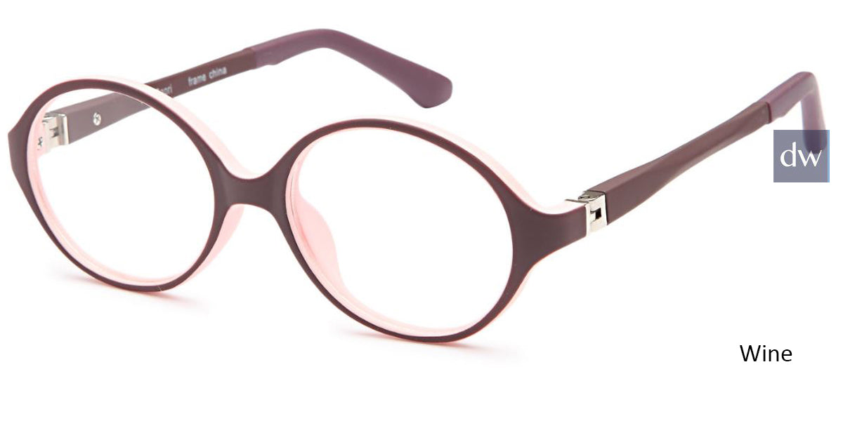 Wine Capri Trendy T29 Eyeglasses